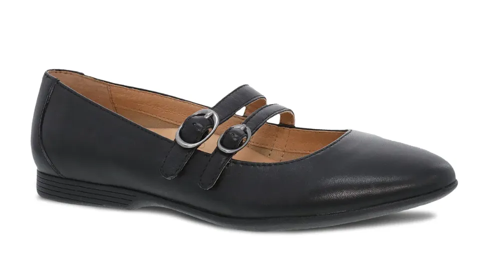 Women's Dansko Leeza 2041020200 Color:  Black Nappa Mary Jane