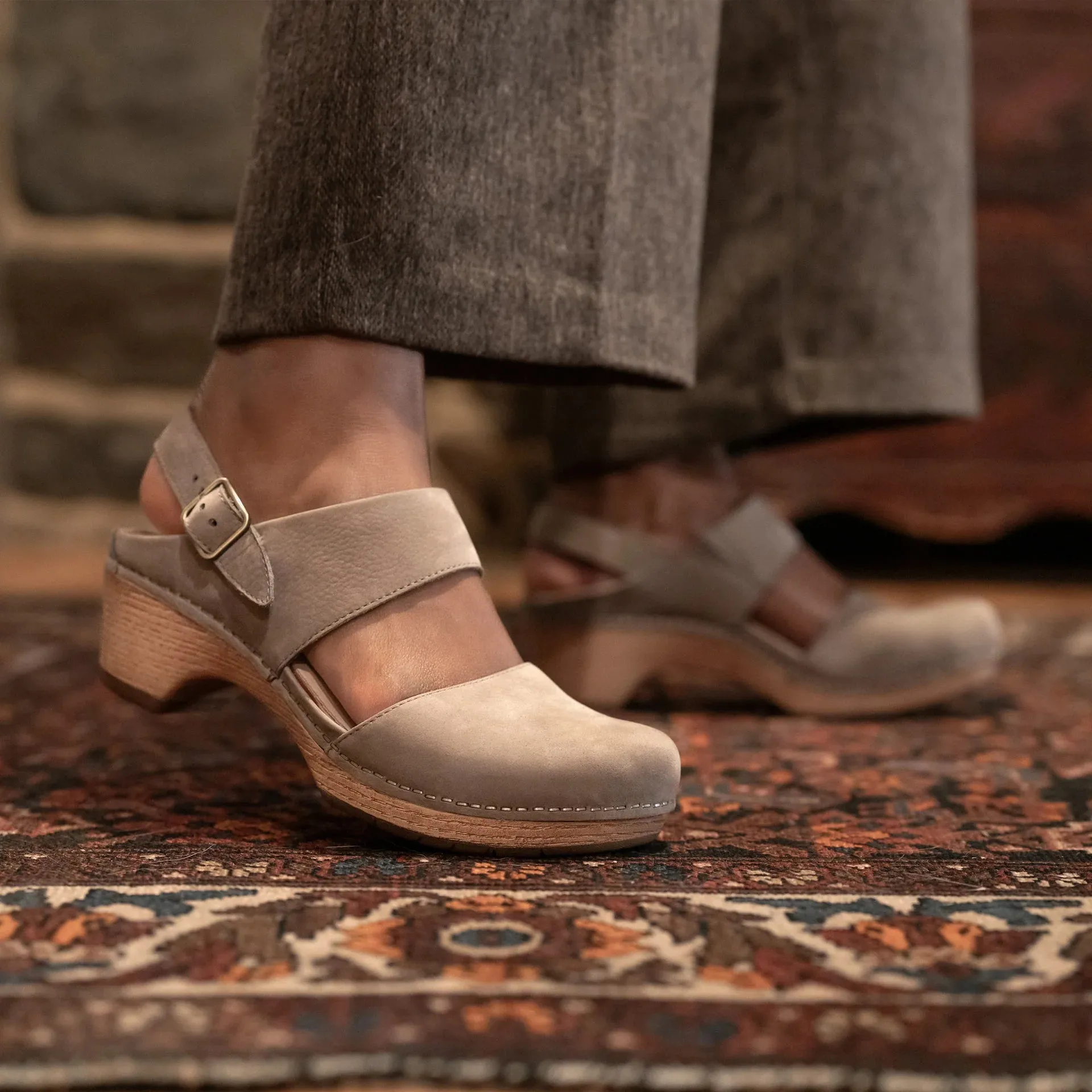 Women's Dansko Lucia Mary Jane Color: Taupe