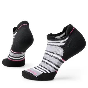 Women's Run Targeted Cushion Stripe Low Ankle Sock