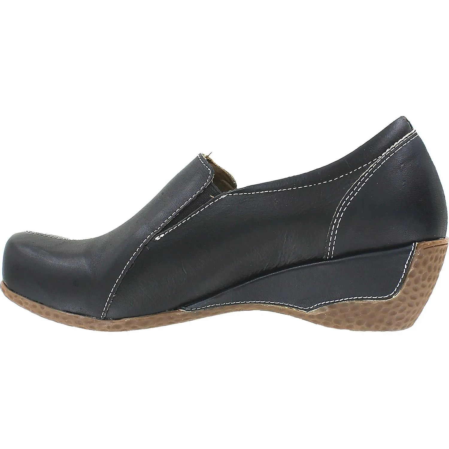 Women's Spring Step Agacia Black Leather